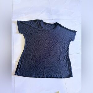 Marina Rinaldi embellished scoop neck Top  Microbead Trim Old Money Resort L